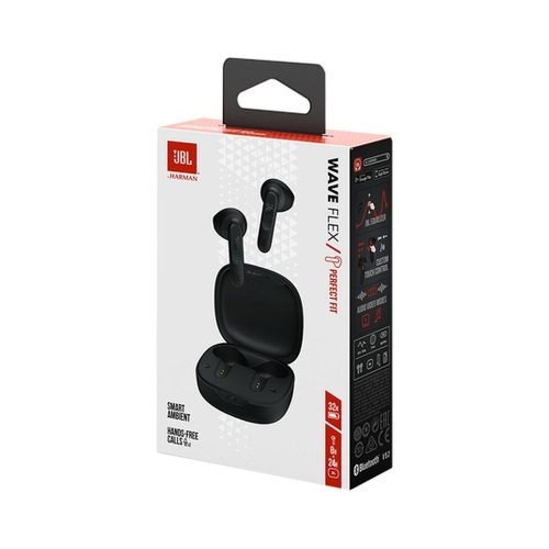 Wireless earphones JBL Wave Flex JBLWFLEXBLK black