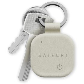   Locator compatible with Apple Find My Satechi Keychain shape Vegan Leather ST-LKCFW sand