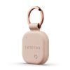 Locator compatible with Apple Find My Satechi Keychain shape Vegan Leather ST-LKCFR desert rose