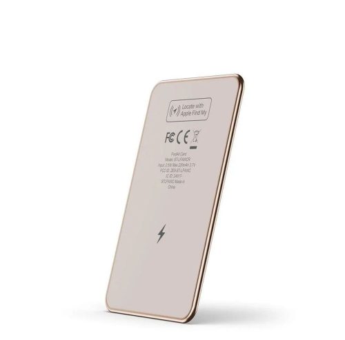 Locator compatible with Apple Find My Satechi card shape ST-LFAWCR desert rose