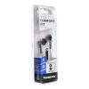 Wired Headphones jack 3,5mm PANASONIC RP-TCM55E- black