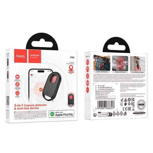Locator compatible with Apple Find My Hoco E95 black