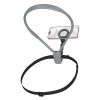 Neck magnetic phone holder Hoco K31 black gray