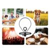 Neck magnetic phone holder Hoco K31 black gray
