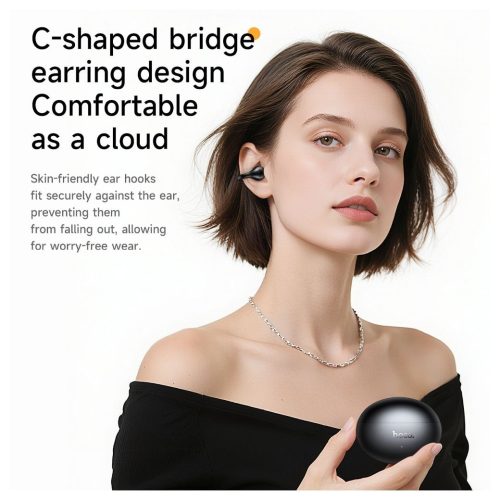 Wireless earphones Hoco TWS EA8 metal gray