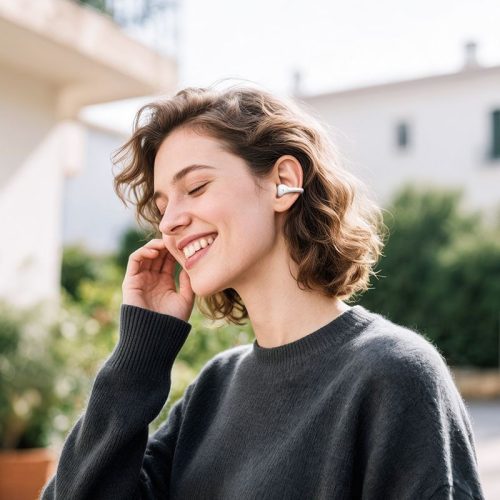 Wireless earphones Hoco TWS EA8 white