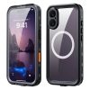 Waterproof case SHELLBOX DOT compatible with MagSafe for IPHONE 17 black