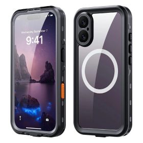   Waterproof case SHELLBOX DOT compatible with MagSafe for IPHONE 17 black