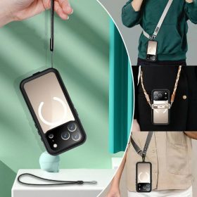   Waterproof case SHELLBOX DOT compatible with MagSafe for IPHONE 17 Pro Max black