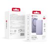 Powerbank compatible with MagSafe Forcell F-Energy Slim F5K9 QC4.0 PD3.0 15W 5000 mAh purple