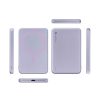 Powerbank compatible with MagSafe Forcell F-Energy Slim F5K9 QC4.0 PD3.0 15W 5000 mAh purple
