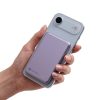 Powerbank compatible with MagSafe Forcell F-Energy Slim F5K9 QC4.0 PD3.0 15W 5000 mAh purple