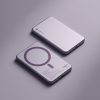 Powerbank compatible with MagSafe Forcell F-Energy Slim F5K9 QC4.0 PD3.0 15W 5000 mAh purple