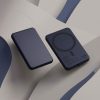 Powerbank compatible with MagSafe Forcell F-Energy Slim F5K9 QC4.0 PD3.0 15W 5000 mAh navy blue