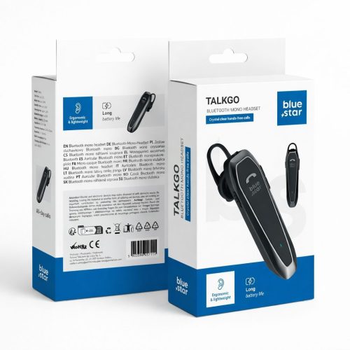Wireless mono headset Blue Star TalkGo black