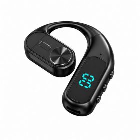 Wireless mono headset Blue Star Hook black