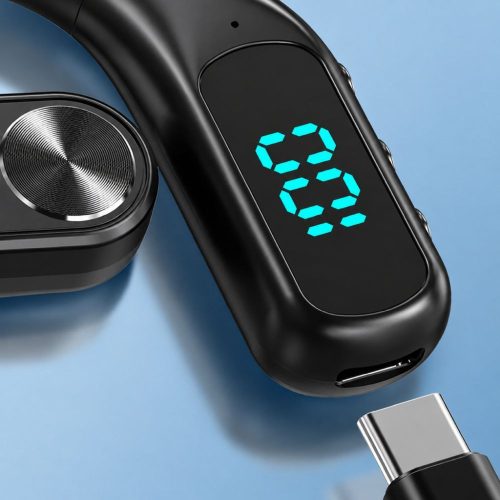 Wireless mono headset Blue Star Hook black