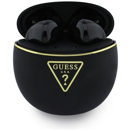 Wireless earphones Guess TWS GUTWSA15HETK (Small Round Script Print) black