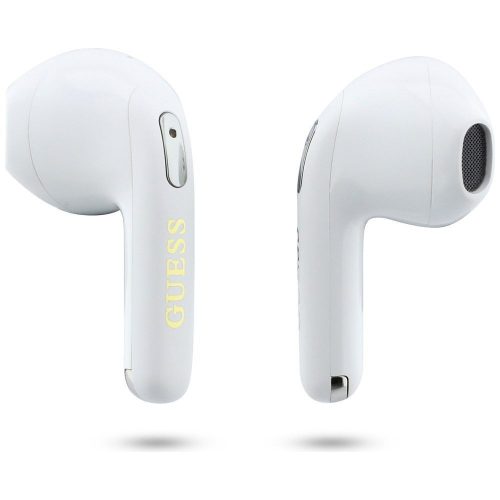 Wireless earphones Guess TWS GUTWSA15HETN (Small Round Script Print) khaki