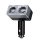 Smart dual cigarette lighter car charger Hoco 2 lighter ports max 240W/24V Z65 black