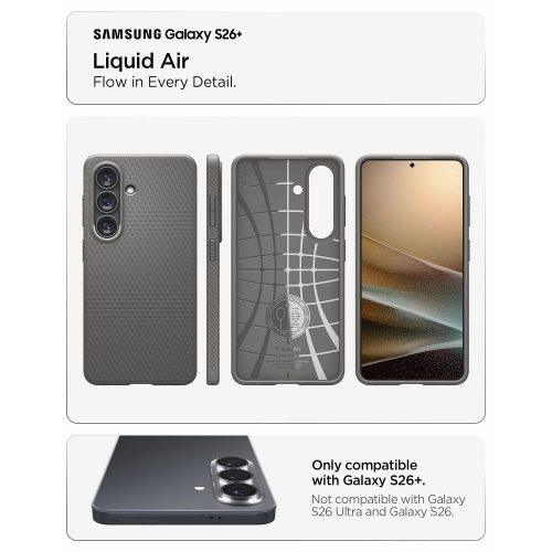 SPIGEN case LIQUID AIR for SAMSUNG S26 Plus marble grey