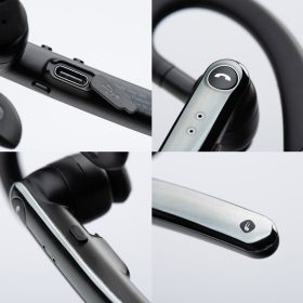   Wireless mono headset (ENC, Multipoint, BT 6.0 + EDR, 90mah) FORCELL Orion Slim black