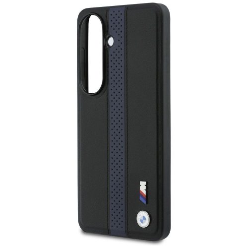 BMW case for SAMSUNG S26 compatible with MagSafe BMHMS26S25PCPSKB (Perforated Stripe Logo) blue