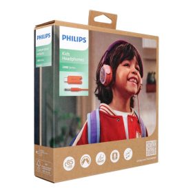   Wired headphones Jack 3,5 mm Philips for children TAK2000MP/00 purple magenta