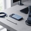 Powerbank compatible with MagSafe Forcell F-Energy SuperSlim F5K8 QC4.0 PD3.0 15W 5000 mAh blue