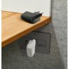 kék STAR LITE utazó töltő 1A 5W USB A + kábel USB A-ról Lightning-ra TFK-TC-1095B fehér