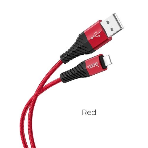 HOCO kábel USB A to Lightning 2,4 X38 1 m piros