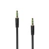 Cable AUX Jack 3,5 mm (male) to Jack 3,5 mm (male) BOX 1 m black