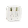 AUX Jack 3,5 mm (férfi) to Jack 3,5 mm (férfi) BOX 1 m fehér
