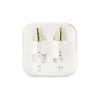 AUX Jack 3,5 mm (férfi) to Jack 3,5 mm (férfi) BOX 1 m fehér
