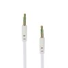 AUX Jack 3,5 mm (férfi) to Jack 3,5 mm (férfi) BOX 1 m fehér