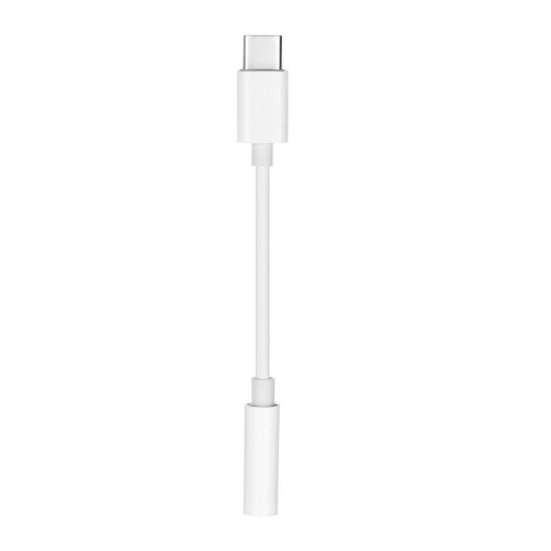Adapter AUX Type C (férfi) to Jack 3,5 mm (női) fehér