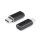 Adapter Lightning (női) to Type C (férfi) fekete