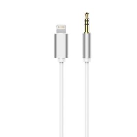 Kábel AUX Lightning (férfi) Jack 3,5 mm (férfi) fehér