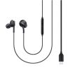 SAMSUNG AKG epiroseti vezetékes fülhallgató Type C csatlakozóval, mikrofonnal IC-100BBEGEU, fekete bliszter csomagolásban