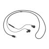 SAMSUNG AKG epiroseti vezetékes fülhallgató Type C csatlakozóval, mikrofonnal IC-100BBEGEU, fekete bliszter csomagolásban