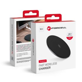   CELL F-ENERGY gyors vezeték nélküli töltő Qi QC 15W fekete