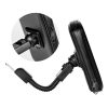 Motorcycle holder for mobile phone waterproof with zip ( 4,8" - 5,5" ) black