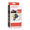 Motorcycle holder for mobile phone waterproof with zip ( 4,8" - 5,5" ) black