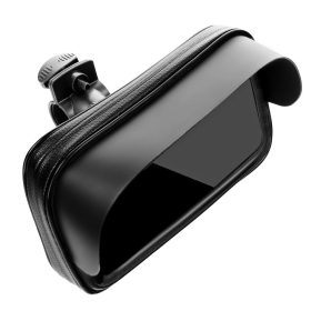   Bike holder waterproof with zip and hood ( 5,5" - 6,3" ) black