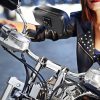 Motorkerékpár tartó vízálló cipzárral és burkolattal (4,8" - 5,5") fekete