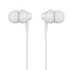 HOCO vezetékes fülhallgató Jack 3,5 mm-es csatlakozóval, mikrofonnal M14 fehér