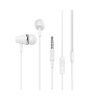 HOCO vezetékes fülhallgató Jack 3,5 mm mikrofonnal M34 fehér