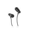 HOCO vezetékes fülhallgató Jack 3,5 mm mikrofonnal M34 fekete