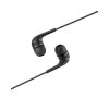 HOCO vezetékes fülhallgató Jack 3,5 mm mikrofonnal M40 fekete