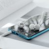 HOCO vezetékes fülhallgató Jack 3,5 mm mikrofonnal M70 fehér